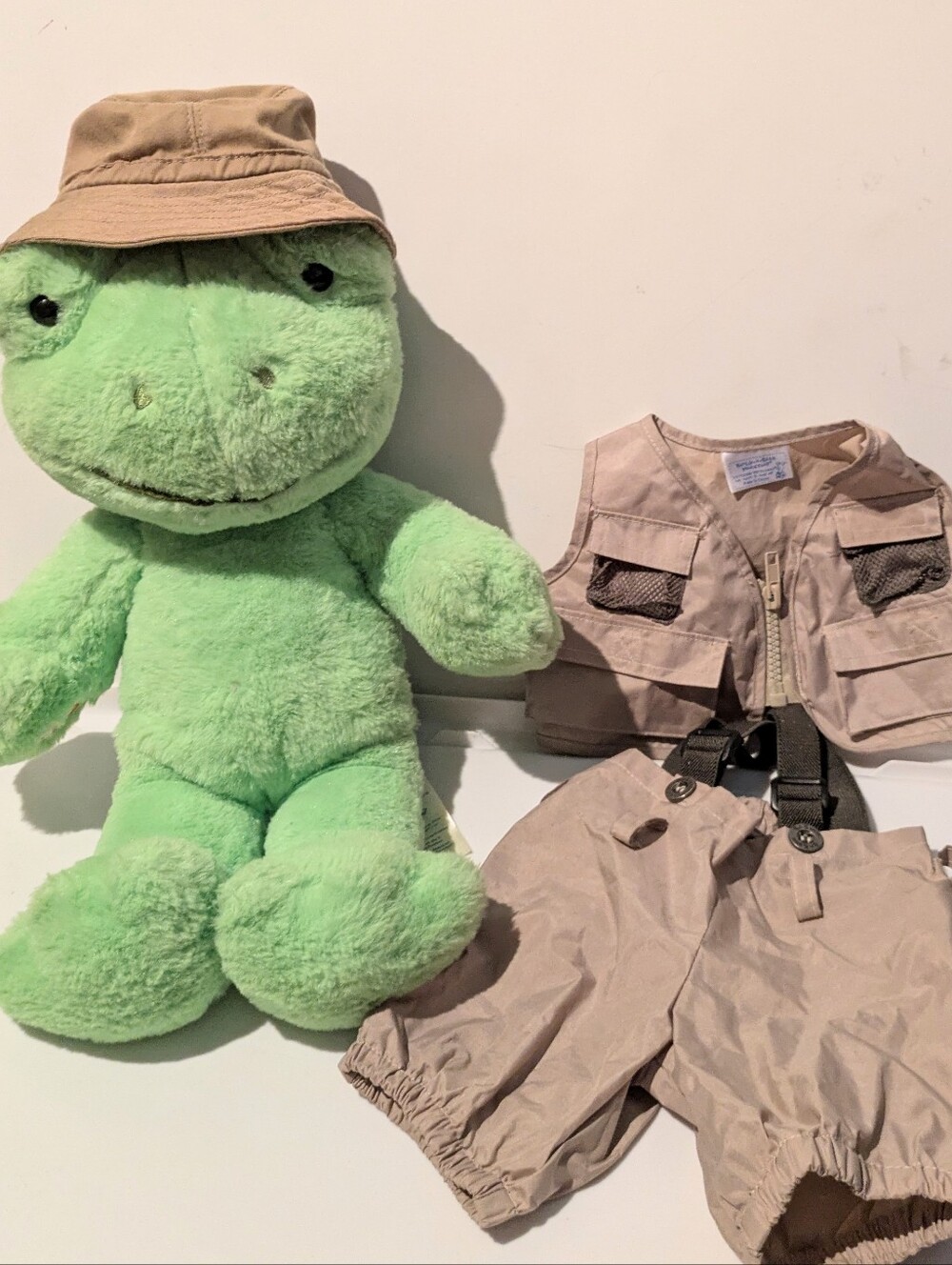 BABW Build A Bear Workshop Fishing Frog